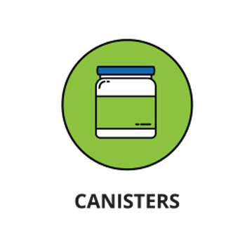 Canister Packaging - Canisters, Bottles, & Tubs